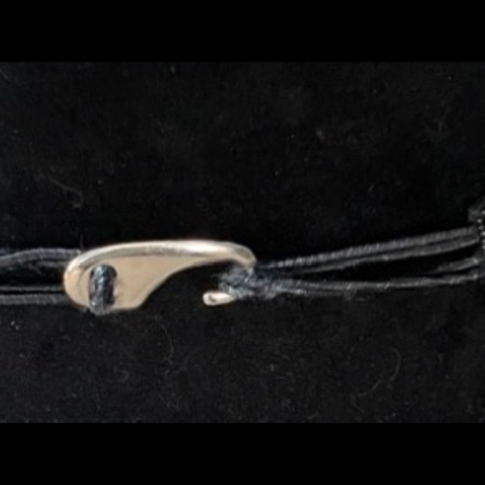 Vintage Carla Marchi Black and Silver Beaded Stretch Belt Art Deco Cinch Waist - Picture 9 of 11